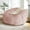 Pink, variant on LQLI 51" Round Soft Bean Bag Chair, Ergonomic Body Fitting Lazy Sofa Seat Durable Casual Lounge Furniture Ideal for Living Room Apartment Indoor Leisure Decoration
