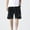 Black, variant on Idoravan Pants for Men Mens Summer Casual Classic Twill Shorts Elastic Sports Pants