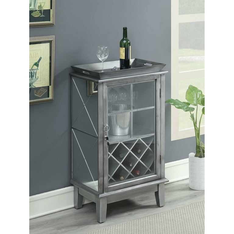 Jimmy Bar Cabinet Overall 39.1 H x 22.44 L x 14.96 D Overall Product Weight 53 lb