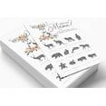 thumbnail image 5 of Inkdotpot 50-Pack Who Is My Mommy Baby Shower Game Cards Deer Animal My Mommy Name Gender Neutral Activity Cards, 5 of 6