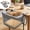 Heated-Gray, variant on Veehoo Foldable Cat Desk Bed Attachment, Washable Plush Hammock, 50 lbs Capacity
