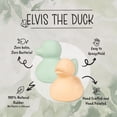 thumbnail image 3 of Juguete de baño Oil & Carol Elvis Duck Natural Hevea Rubber, 3 of 8