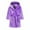 R-Purple#01, variant on Shldybc Boys Girls Robe Toddler Kids Hooded Sleepwear Fleece Bathrobes Cute Housecoat Gowns Toddler Plush Pajamas Sleepwear Spa Robe Variety of Colors