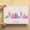 Charlotte Skyline, variant on Yerevan Skyline Canvas Wall Art 8x12 inch – Yerevan Skyline Modern Artistic Canvas Print – Soft Watercolor Decor Artwork