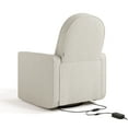 thumbnail image 6 of Graco Olivia Nursery Power Recliner Swivel Glider, Dune Basketweave, 6 of 12