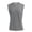 Gray_001, variant on Casual Sleeveless Shirts for Men Distressed Washed Tank Tops Henley Button Down V Neck Polo Shirt Vintage Solid Tee Top Gray L