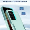 thumbnail image 5 of for Samsung Galaxy S21 Ultra Case: Dual Layer Protective Heavy Duty Cell Phone Cover Shockproof Rugged with Screen Protector - Military Protection Bumper Tough - Samsung Galaxy S21 Ultra 5G, Green, 5 of 16