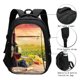 thumbnail image 3 of Fotbe Red Wine Glasses Mochila con Estampado y Puerto USB para Hombre y Mujer, Mochila Antirrobo, Mochila de Viaje, Mochila Escolar, Mochila Universitaria, 3 of 7