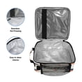 thumbnail image 3 of Square Lunch Bag 10.5*3.5*9.5 Inches Cooler Bag Lunch Bag Insulation Portable Durable Fashion Little Black Bird Christmas, 3 of 6