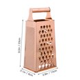 thumbnail image 2 of Stainless Steel Grater with 4 Sides for Vegetables Professional Kitchen Tool, 2 of 9