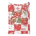thumbnail image 2 of Qwtwty Oversized Christmas Flannel Throw Blanket, Microfiber Thicken Fleece Nap Blanket for Home Living Room Couch Bed Chair Xmas Gifts for Women, 50"x60", 2 of 7
