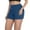 Blue, variant on Gspmoly Gym Shorts Women, Women Oversized Drying Elastic Yoga Shorts with Bottom Pockets Fitness and Sports Cropped Shorts Plus Size Shorts Summer Savings Clearance Black XXXXL