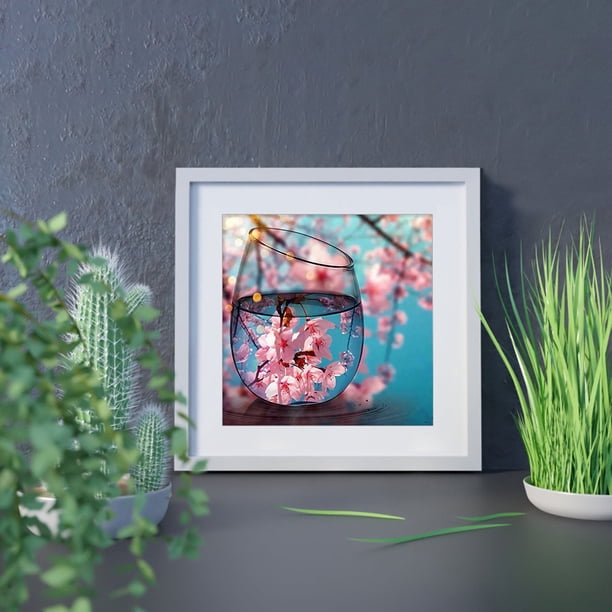 Cuadros Decorativos Cup Shot 5D DIY taladro redondo completo diamante pintura arte punto de cruz (WB091) Likrtyny embutido en tela
