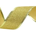 thumbnail image 2 of 33Ft/10Meters Golden Glitter Christmas Ribbon Wreath Present Wedding Arts Crafts Gift Wrapping, 2 of 2