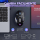 thumbnail image 3 of Mouse Inalambrico Gamer Ergonomico 2.4g Bt Dual Modos Raton Xtellar negro, 3 of 3