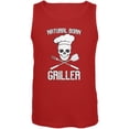 thumbnail image 1 of Natural Born Griller Red Adult Tank Top - Large, 1 of 1