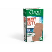Curad Extreme Hold Bandages, Brown, 10 Ct