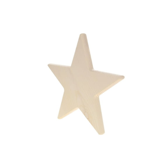 Good Wood by Leisure Arts Pine Star Plaque 11 x 11 x 0.75 Inch Star Shaped Wooden Board Sustainable Craft Plaque for DIY Projects Painting Staining and Home Decor