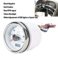 thumbnail image 4 of 52mm Tachometer, Water Proof 0 - 3000 RPM Outboard Tachometer, Boat Tachometer Gauge with Hour Meter, 7 Color Backlit RPM Gauge for Gas Engines, Easy Installation, 4 of 7