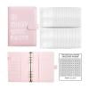 100 Envelope Money Saving Challenge Book with Pocket Pre-Numbered & Reusable Laminated Tracker, Money Saving Binder 100 Pocket Pre-Numbered,Money Book, Birthday Gifts