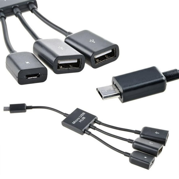 2XConnecteur Adaptateur Mini USB Mâle vers Micro USB Femelle Type