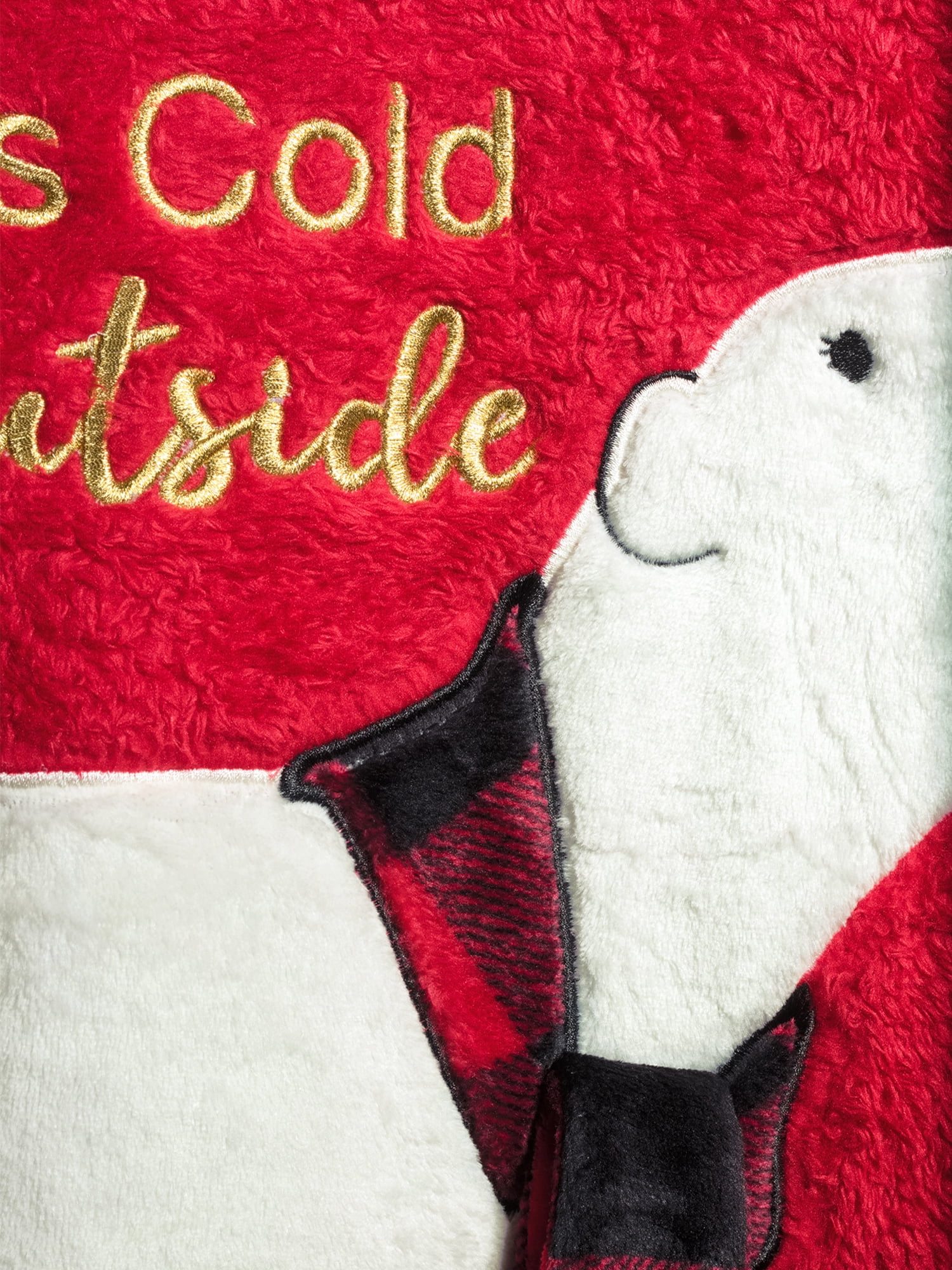 Secret Treasures Women's and Women's Plus Plush Winter Polar Bear Twosies Set