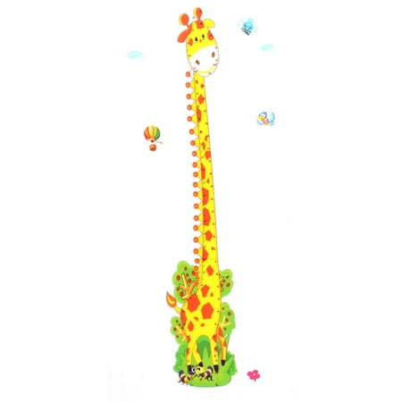 Infant Wood Growth Chart - Growth Chart Giraffe Printed DIY Wallpaper Wall Sticker Decal Mural