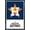 Black Framed Version, variant on MLB Houston Astros - Logo 22 Wall Poster, 14.725" x 22.375"