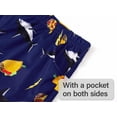 thumbnail image 6 of Beezizac Pajamas For Boys Fun Blue Shark Taco Short Sleeves Summer PJs Set Big Kid Comfy Sleepwear Size 16, 6 of 7