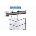 thumbnail image 5 of Adherion Adhesive Shower Curtain Rod Holder | Rod Retainer | No Drilling | Stick On | Cream |, 5 of 5