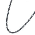 thumbnail image 2 of JewelStop Sterling Silver Polished Finish Oval Link Chain, Lobster Clasp - 24", 2 of 6