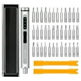thumbnail image 1 of Electric Screwdriver, 36 in 1 Screwdriver Set, Mini Electric 0.25 n.m Screwdriver with 36 Precision Bits,USB Recharged Taye-C 170R/Min Screwdriver Repair Tool Kit, For Electronics Phone Camera, 1 of 9