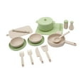 thumbnail image 4 of 14 juguetes de cocina de silicona para jugar con ollas y sartenes. Juego de cocina para jugar con alimentos. Verde, 4 of 9