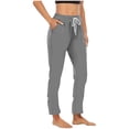 thumbnail image 5 of Timegard Joggers Pants for Women Elastic Waist Fitting Drawstring Sweatpants Workout Lounge Trousers, 5 of 9