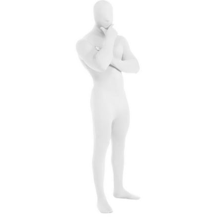 Halloween Adult Second Skin White Costume