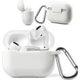 thumbnail image 1 of Blaspins AirPods Pro Case Red, Premium Soft Silicone Skin Case Cover Protective Case Keychain Support Wireless Charging [Compatible with Airpods Pro] IBAOLEA Red White, 1 of 6