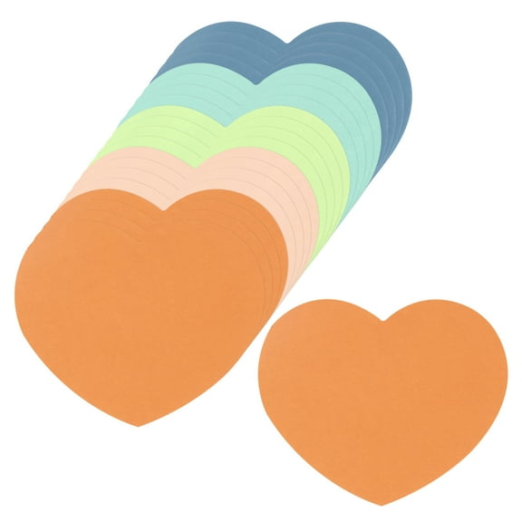 100Pcs Heart Cutouts Paper for Valentines Day DIY Craft Art Project