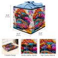 thumbnail image 3 of Mind Car Foldable Toy Box Cube Organizer with Handle, 10.8"x10.5"x10.6", Large Capacity Toy Storage Bin, 3 of 6