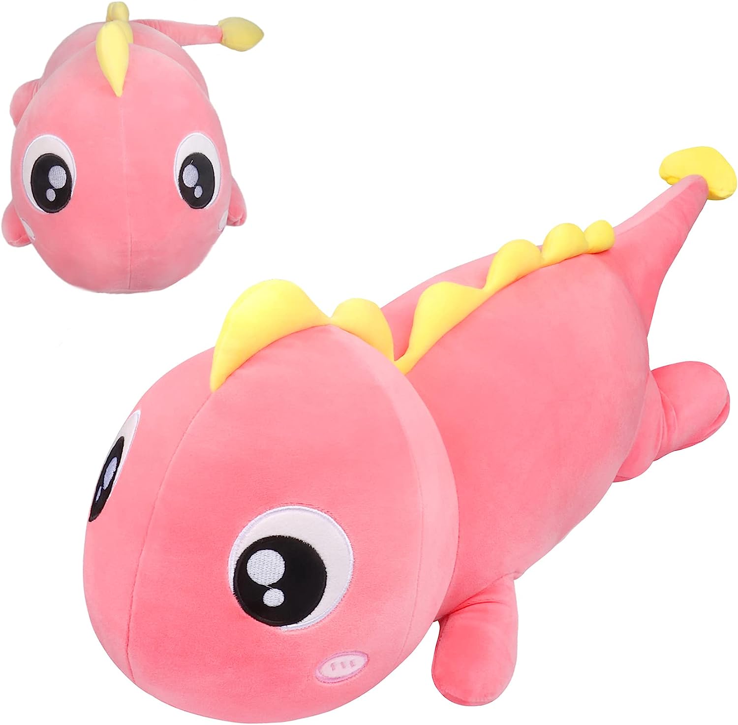 Achwishap Dinosaur Plush Pillow 31.5in 1.2lb Long Stuffed Plush Animals