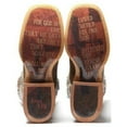 thumbnail image 5 of Men's Tin Haul John 3:16 Boots With Bible Verse Sole Handcrafted Brown, 5 of 6