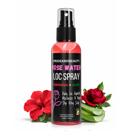 Pride and Beauty Rose Water Loc Spray – Daily Hydration Itch Relief & Moisture for Locs Braids & Natural Hair | Plant-Based Formula Pride and Beauty Rose Water Loc Spray – Daily Hydration Itch Relief & Moisture for Locs Braids & Natural Hair | Plant-Based Formula