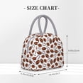 thumbnail image 2 of Fotbe Football Bolsa de Almuerzo con Estampado, Lonchera Aislada, Contenedor de Comida Reutilizable Tipo Cooler a Prueba de Fugas, 2 of 6