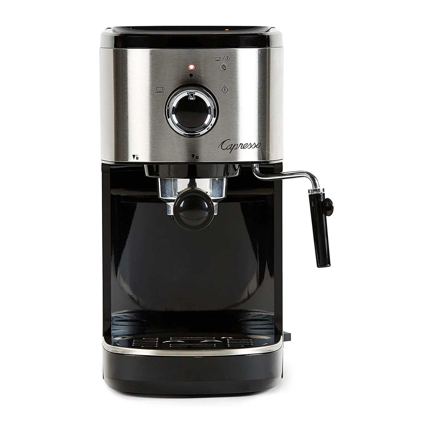 Capresso 117.05 Stainless Steel Pump Espresso and Cappuccino Machine EC50 Black/Stainless 