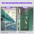 thumbnail image 5 of 3.28*1.7ft/2.3ft/2.6ft One Way Window Film, Mirror Effect Tint Glass Covering for Home Office, Daytime Privacy Protecting Reflective Heat Control Anti UV Door Sticker for House, 5 of 6