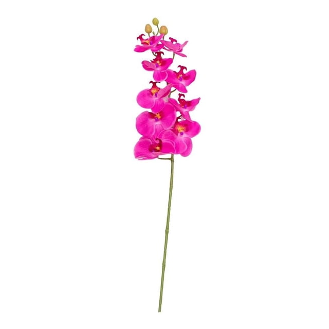 Flor Artificial Mainstays 71 x 15 x 15 cm Orquídea Rosa Tallo Largo
