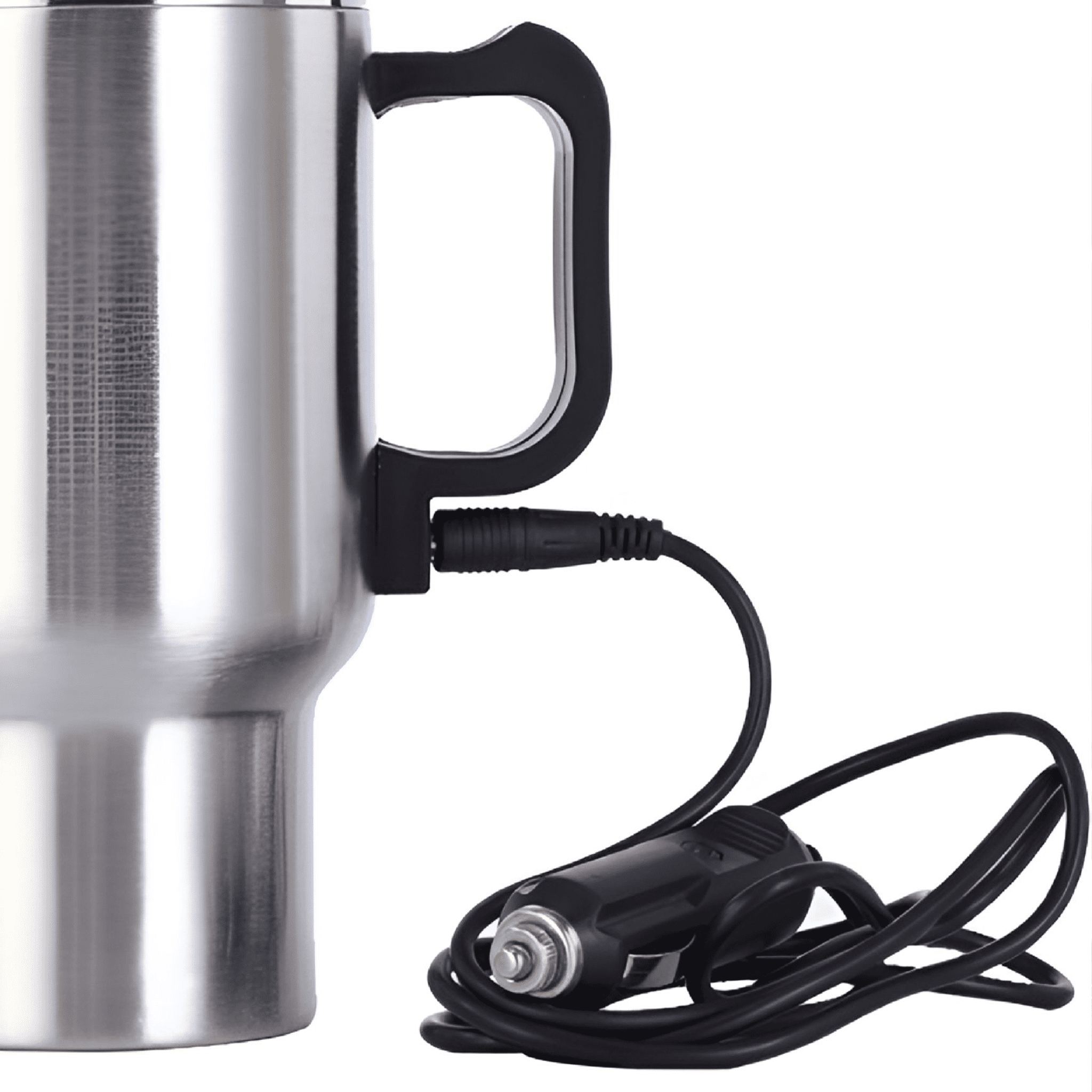HIBIBUD 2026 New Car Electric Kettle: 12V Portable Water Boiler Heated Travel,Multiple Temperature with 304 Stainless Steel Dry Burn Protection