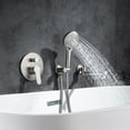 thumbnail image 4 of Rainlex One-Handle 1-Spray Setting Brushed Nickel Bathtub Shower Faucet, 4 of 11