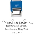 thumbnail image 2 of Wedding Announcement Self Inking Custom Family Address Rubber Stamp Designer Stationary, 2 of 2