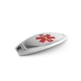 thumbnail image 4 of MyIDDr - Pre-Engraved - On Blood Thinners - Steel Medical ID, Attachable to Bracelet, 4 of 5