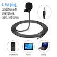 thumbnail image 2 of Mini Clip-on Lapel Lavalier Condenser Microphone with 4-Pin 3.5mm Plug, 2 of 7